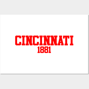 Cincinnati 1881 Posters and Art